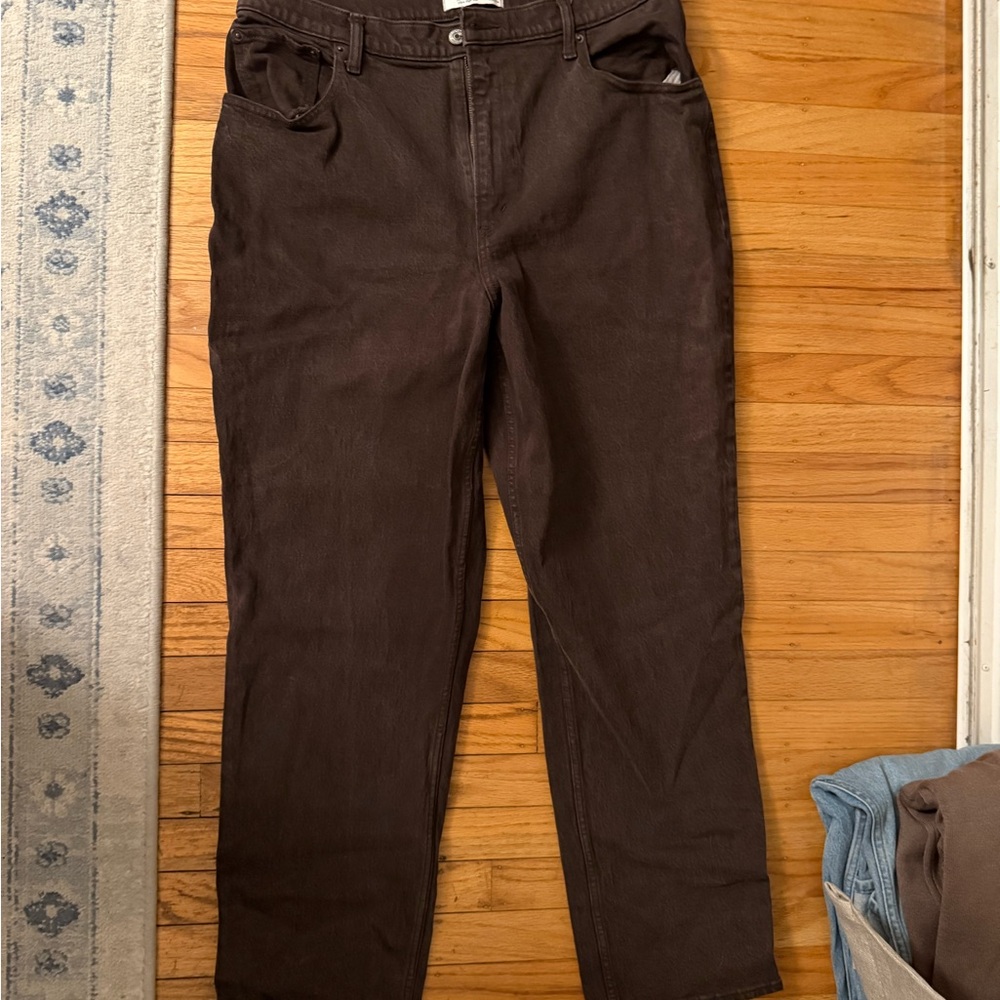 Abercrombie & Fitch Brown Chinos Versatile Cotton Pants
